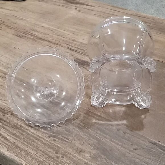 Hobbs Brockunier 1876 antique Bearded Man / Viking sugar bowl 8" x 5: - Picture 4 of 4